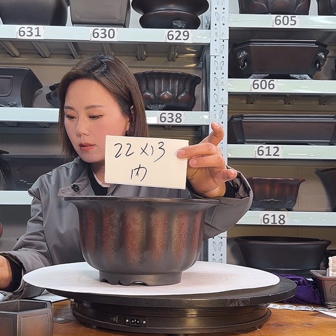 糖***爷紫砂花盆宜兴紫砂15号