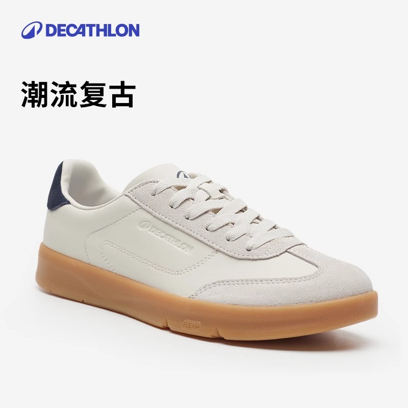 迪卡侬sportswear德训鞋复古运动女鞋低帮Trainer70德训鞋360257
