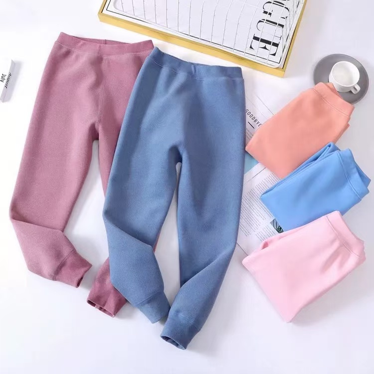 大庆仓男女宝同款一体奥粒绒打儿童校服打底神器保暖裤库位A8-7/8