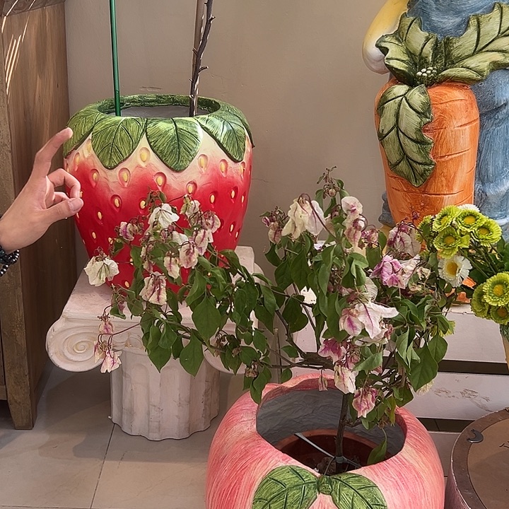 花园摆件红红火火