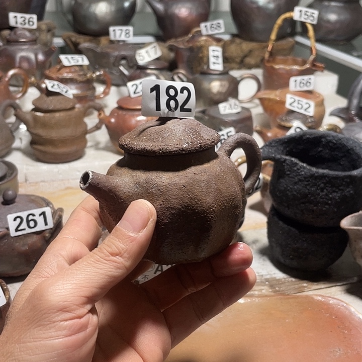 纯手工柴烧茶具精品182