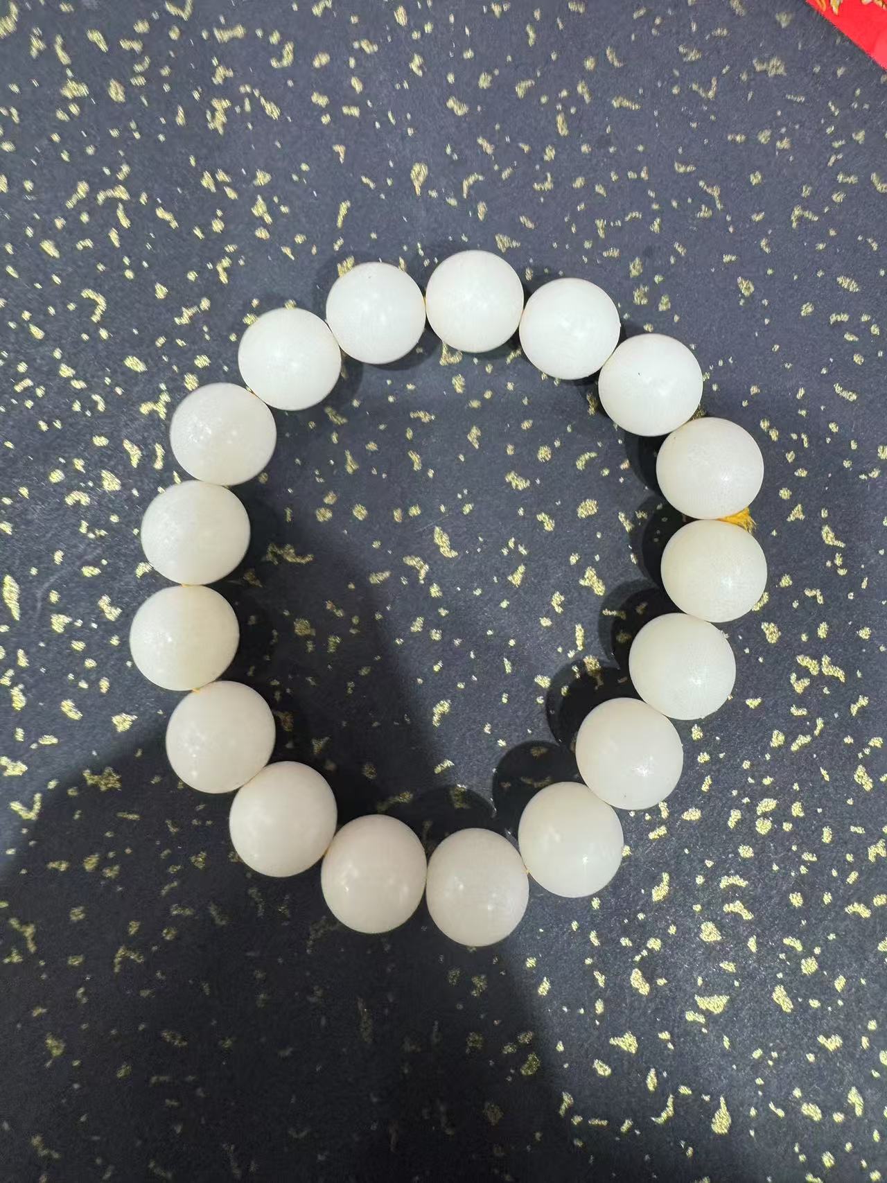 S11白玉菩提文玩手串12mm