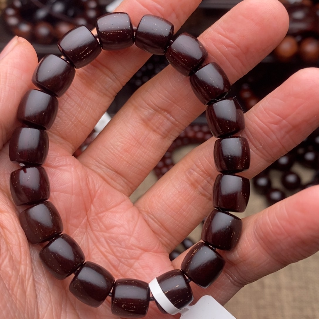 檀香紫檀（小叶紫檀）手串/手链1010泥料多金星