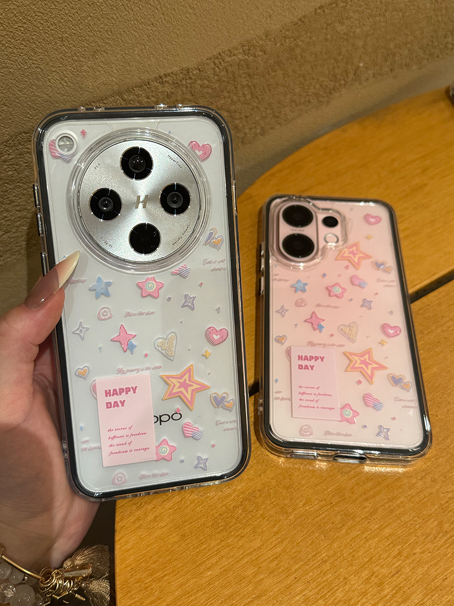 适用vivos30手机壳OPPOfindx8华为小米15荣耀400透明红米k70硬壳