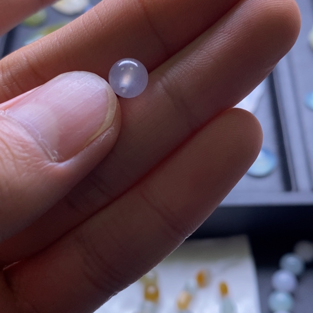 淡***珑翡翠未镶嵌挂件定制