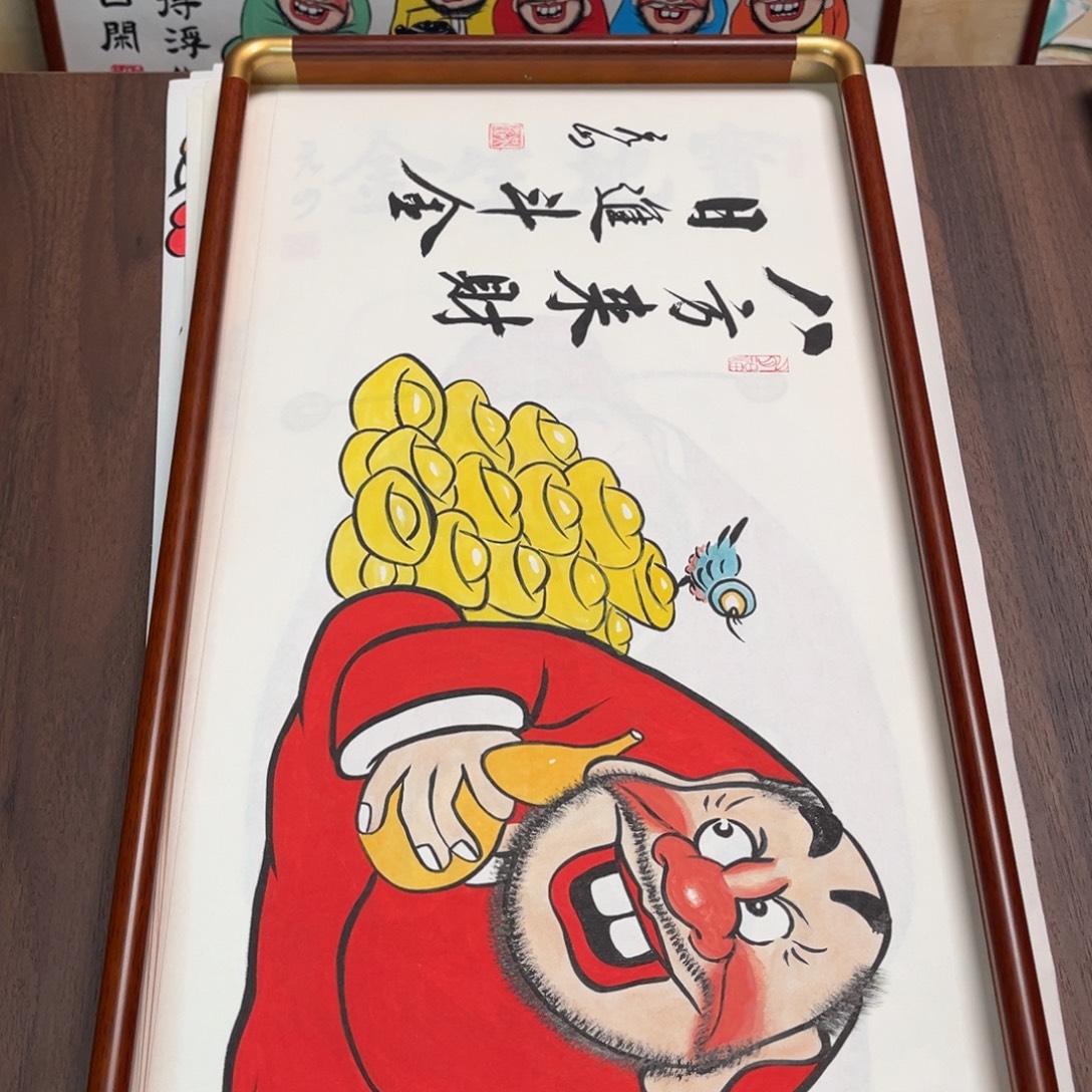 国画纯手绘作品禅意画