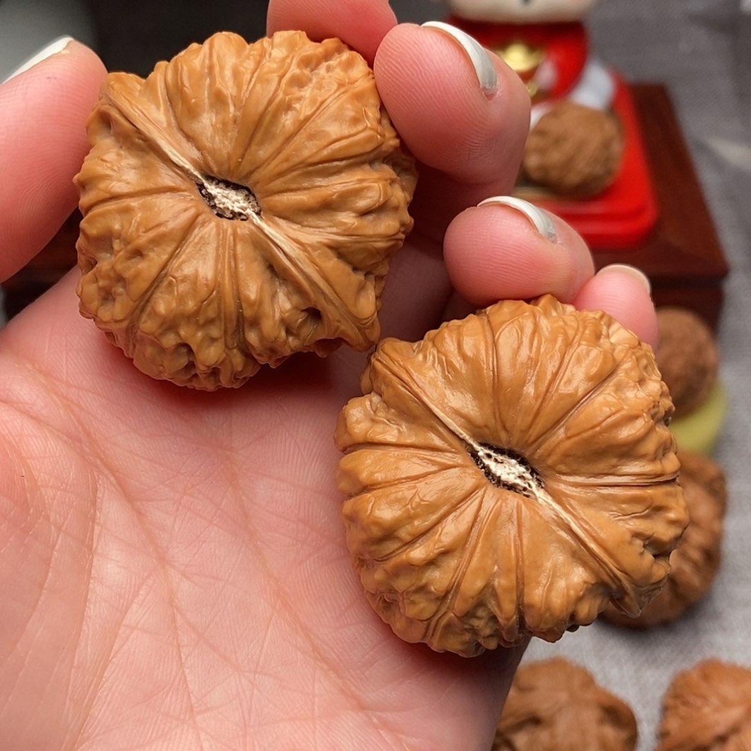 把件文玩核桃南瓜墩43全品