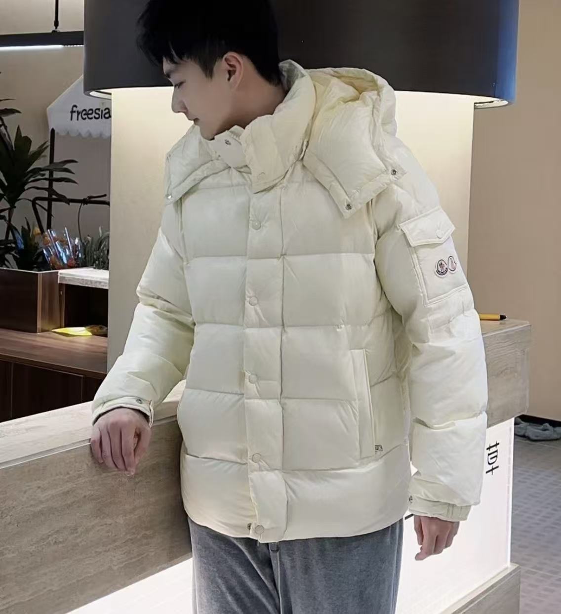 未使用 MONCLER 盟可睐蒙口/GG/ maya70周年双标限定羽绒服 福利