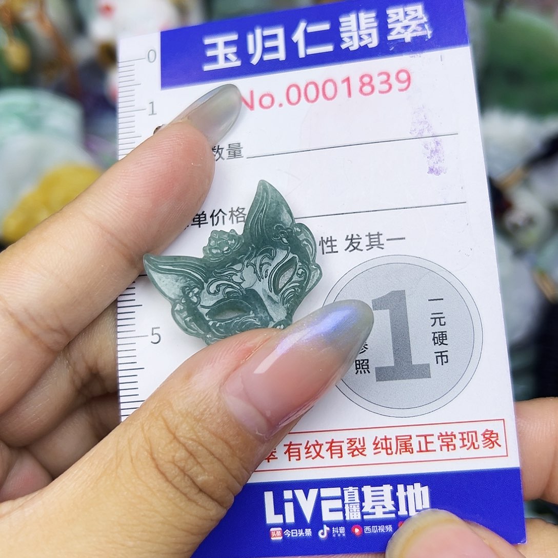 翡翠未镶嵌吊坠(不含链)11