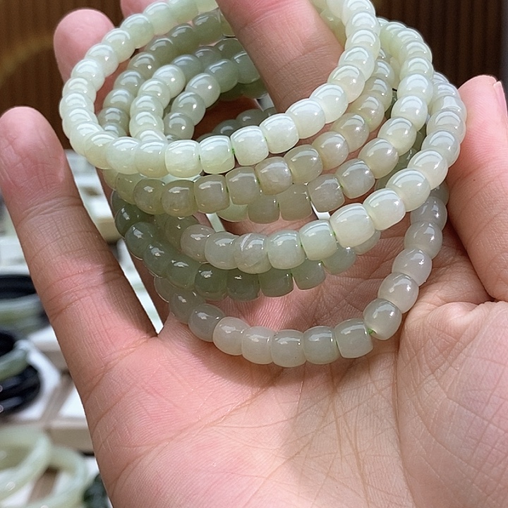 和田玉（糖玉）手链未镶嵌