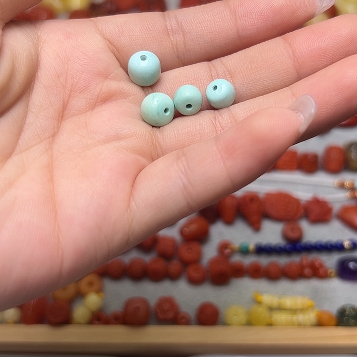 白***汤绿松石未镶嵌卡888