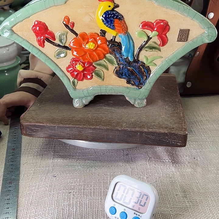 马***顺泳坤堂石湾花盆陶瓷