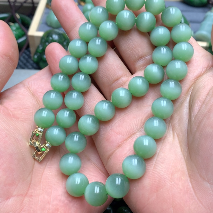 【闪购商品】和田玉（碧玉）项链未镶嵌用****6