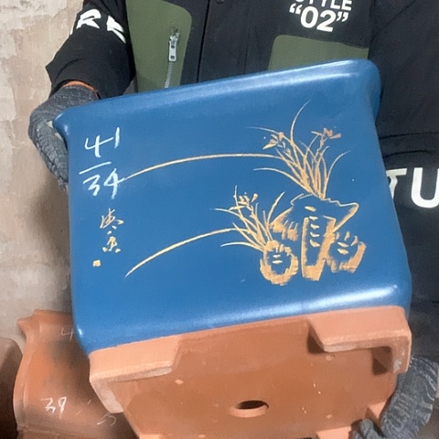 紫砂花盆手工制作