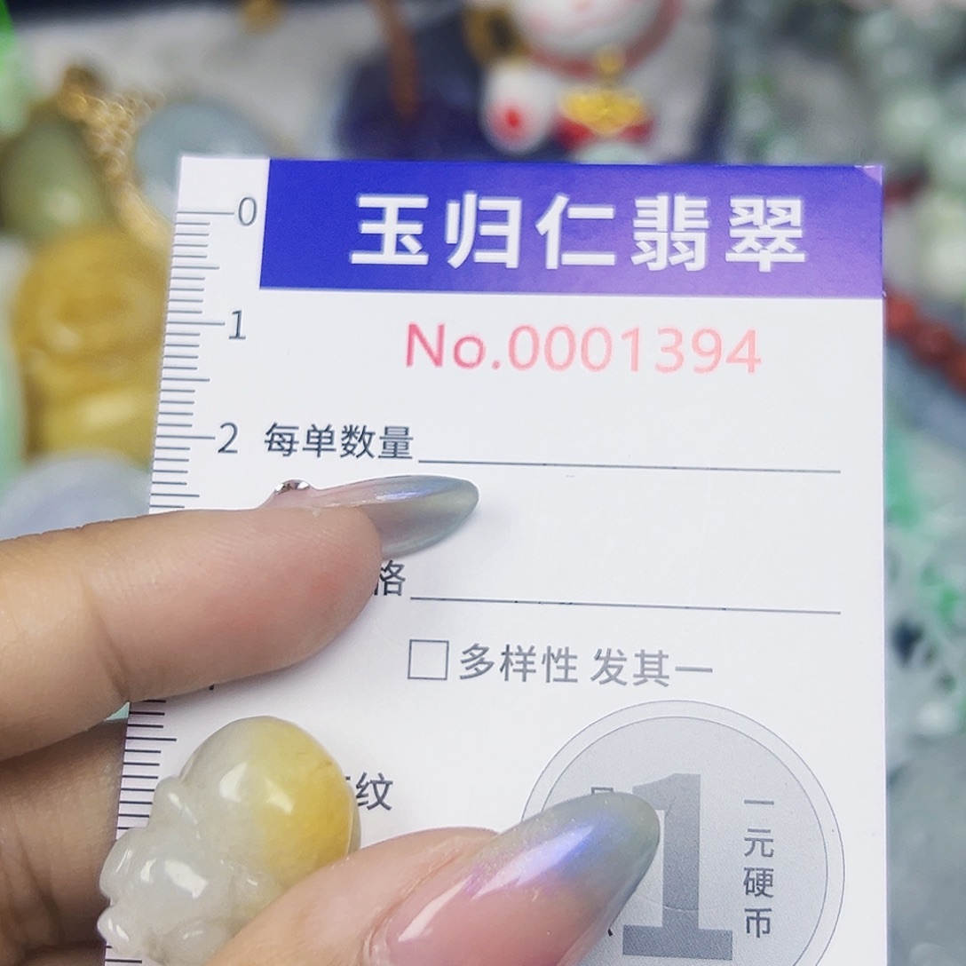 翡翠未镶嵌颈饰2111