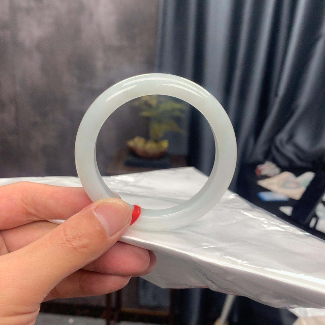 翡翠手镯未镶嵌纯天然缅甸A货翡翠手镯56-58