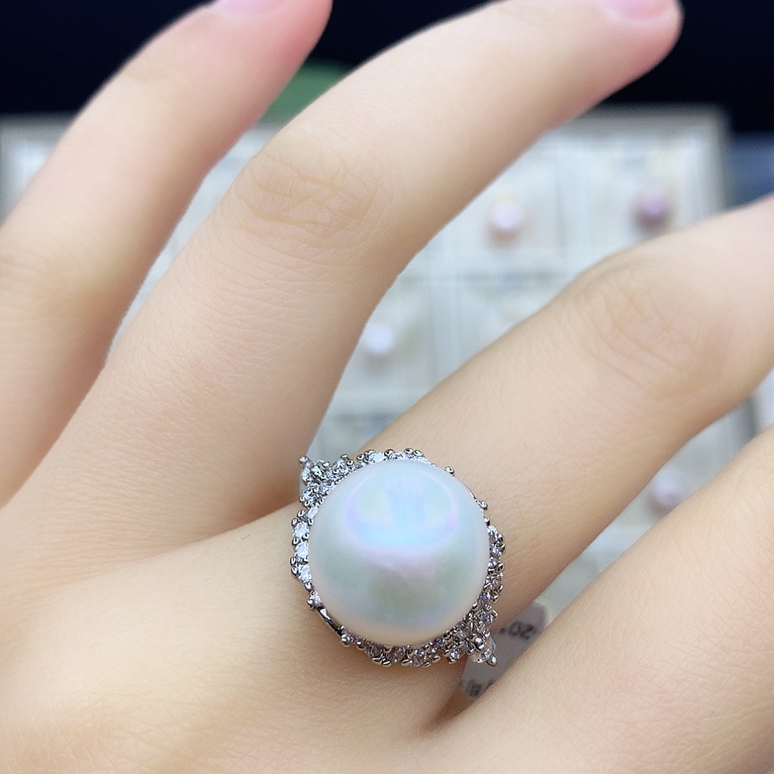 淡水珍珠颈饰合金