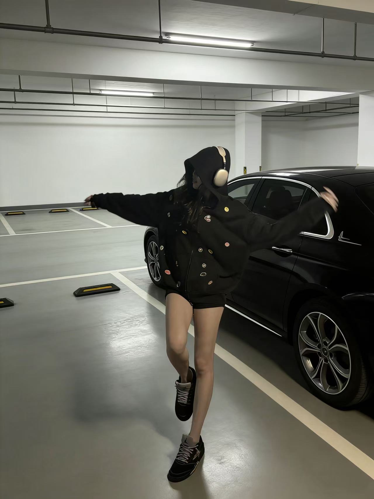 WGD林仔【满印】秋冬满印保暖男女同款卫衣外套A301