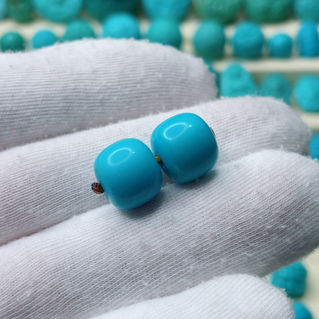 绿松石未镶嵌颈饰川*卡11.8