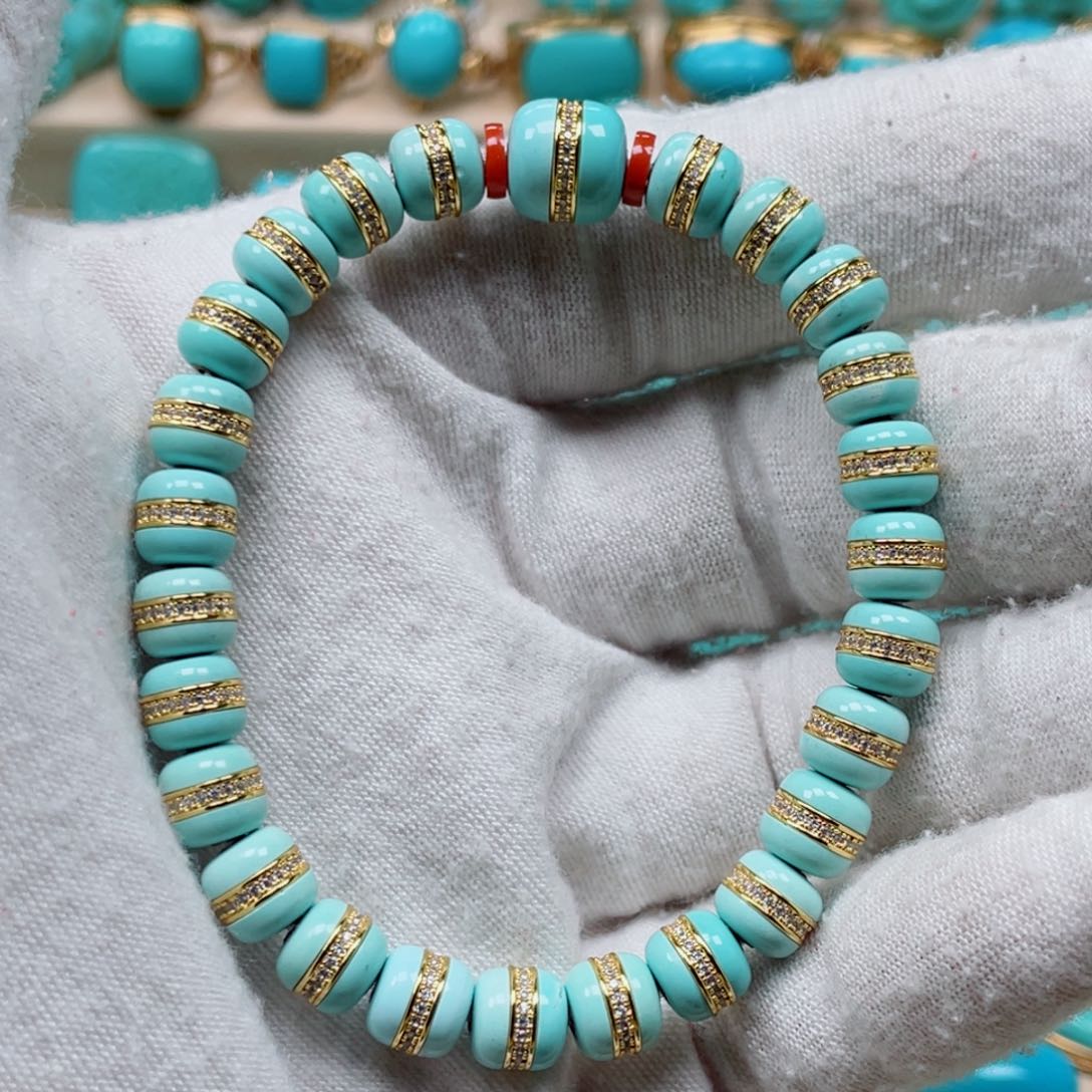 绿松石珠宝奇石未镶嵌