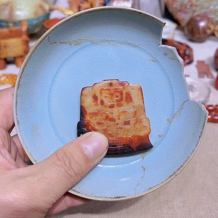 茶盏笑**生摆件摆件等等等