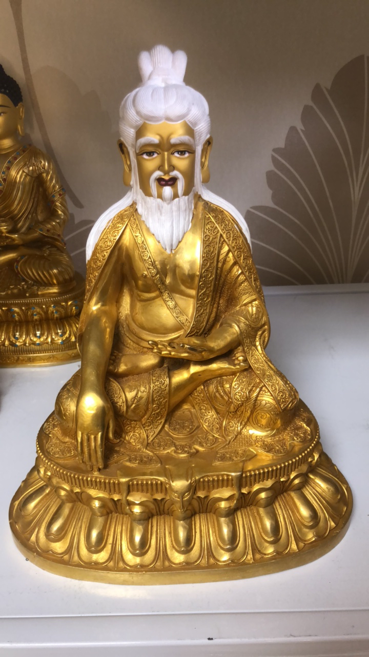 唐东杰布30公分黄铜材质