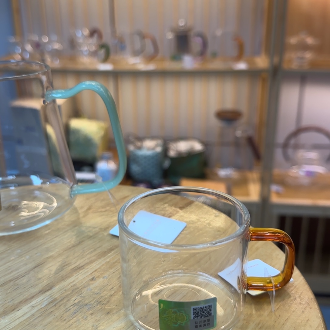 廊***)禾器清禾杯琥珀色三对