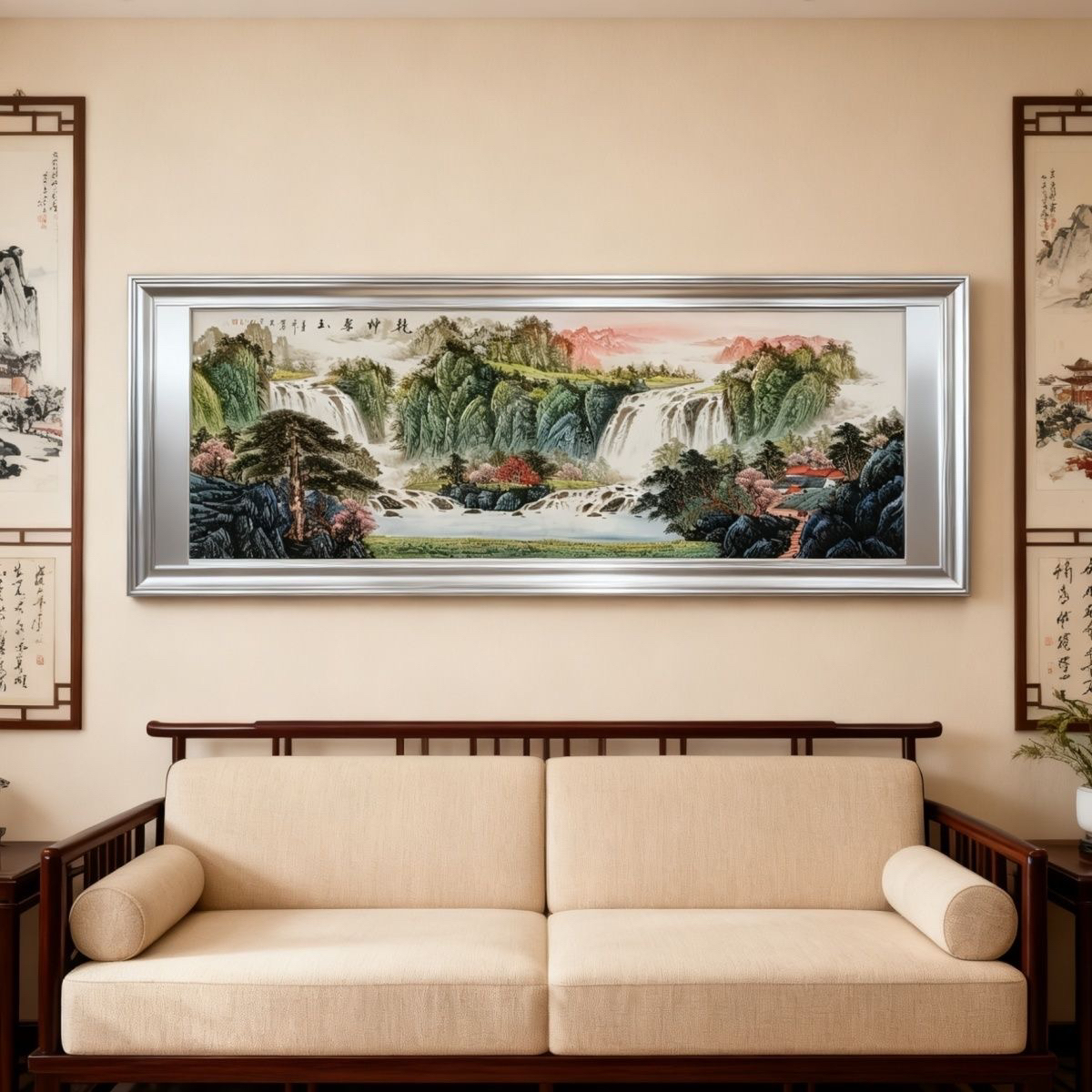 常波【乾坤聚玉】六尺客厅背景