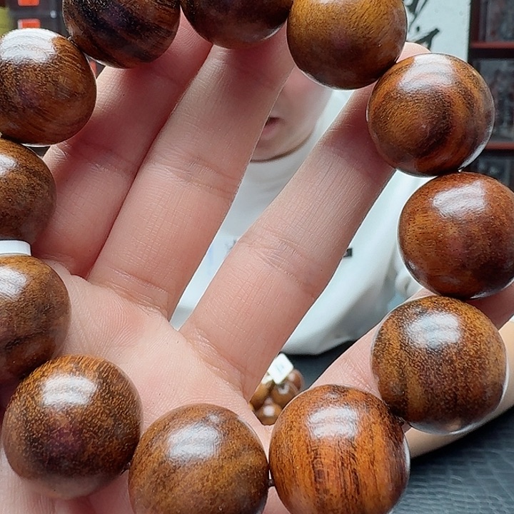 阴沉木无事牌手串16