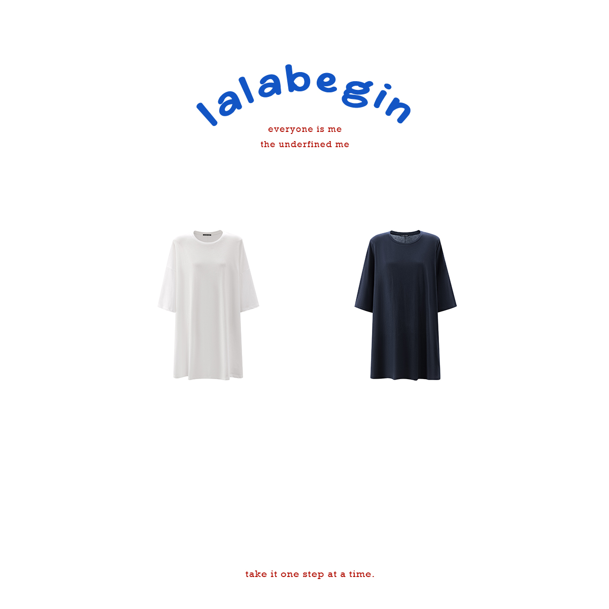 La La Begin“流浪地球”松弛慵懒圆领T恤