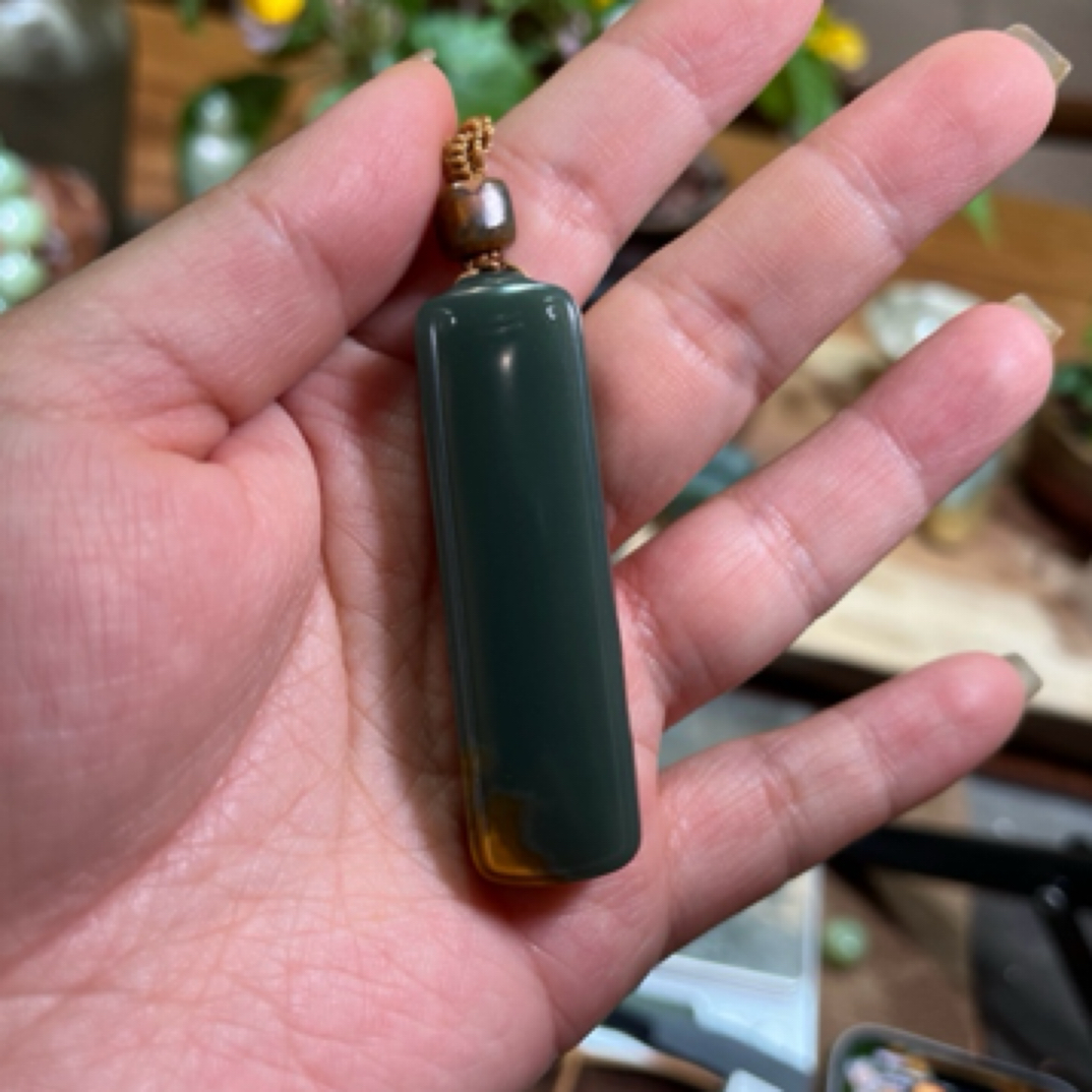 和田玉 平安无事牌