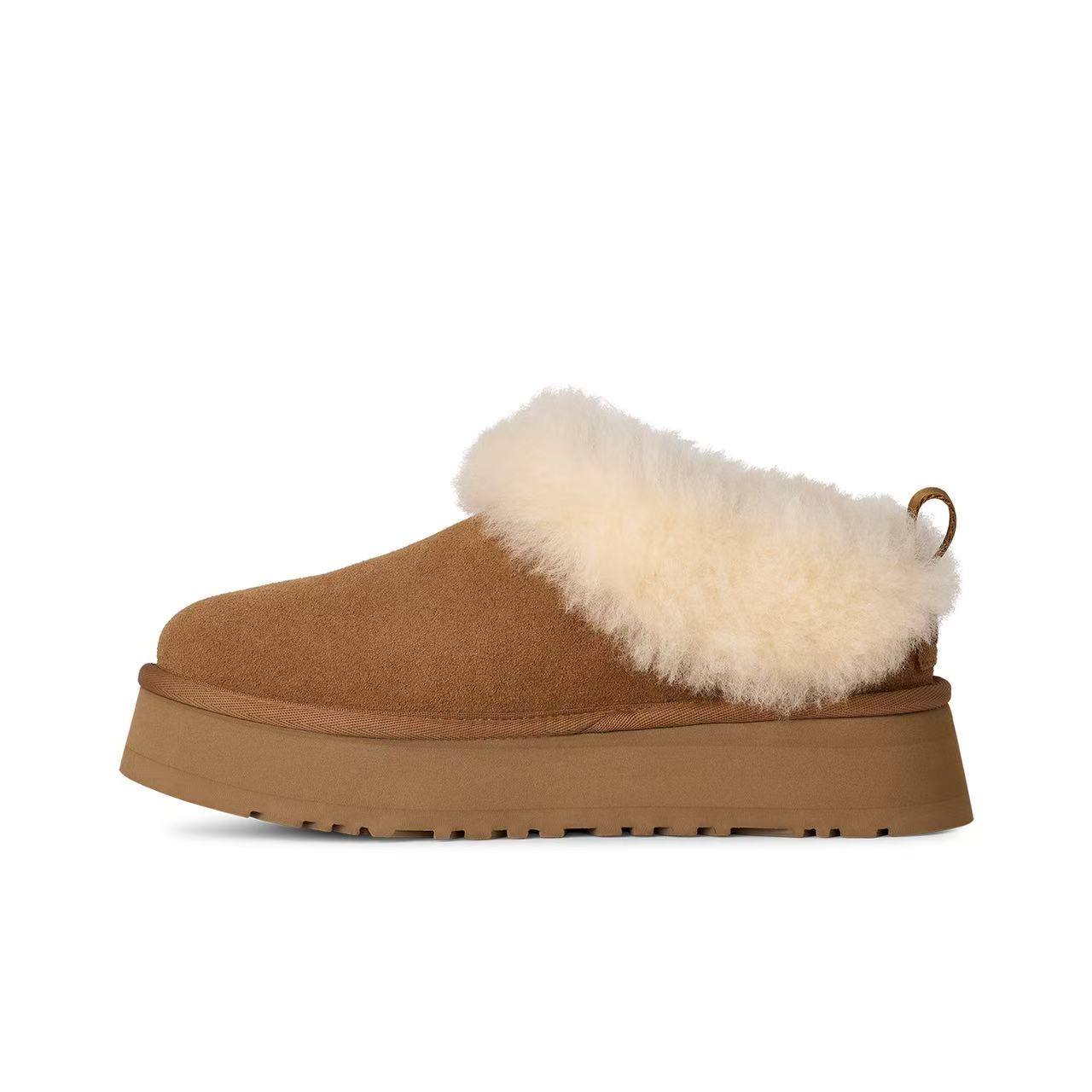 【动态防水防污牛皮】塔茨勒透气毛拖时尚雪地靴加绒雪地靴休闲