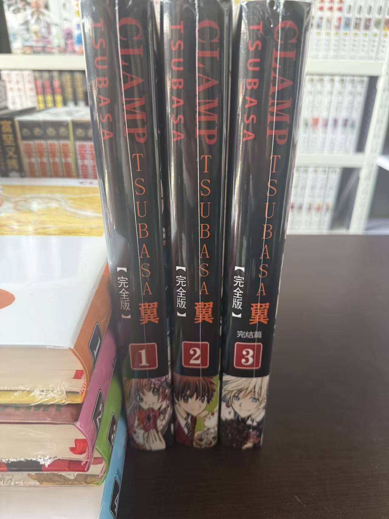 tsubasa翼/翼年代记 精装圆脊锁线 双封面16开/32开3本全黑白漫画