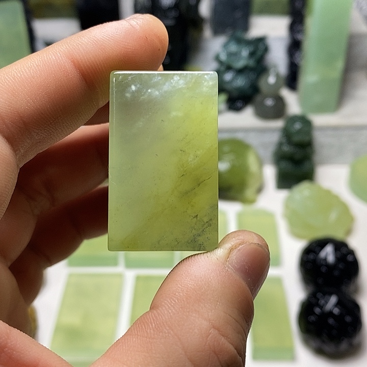 岫玉挂件未镶嵌岫玉