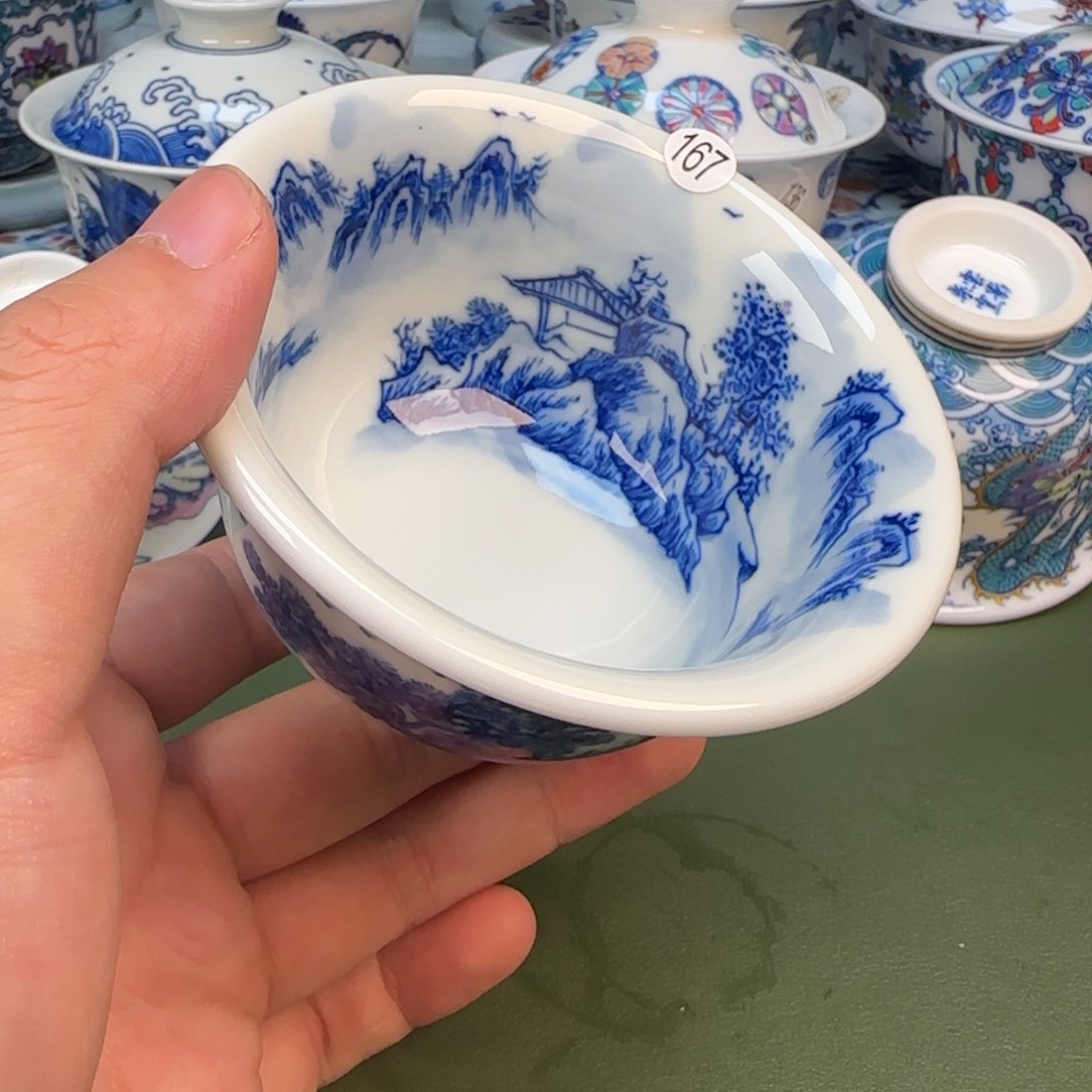 彦祖纯手工手绘茶具167