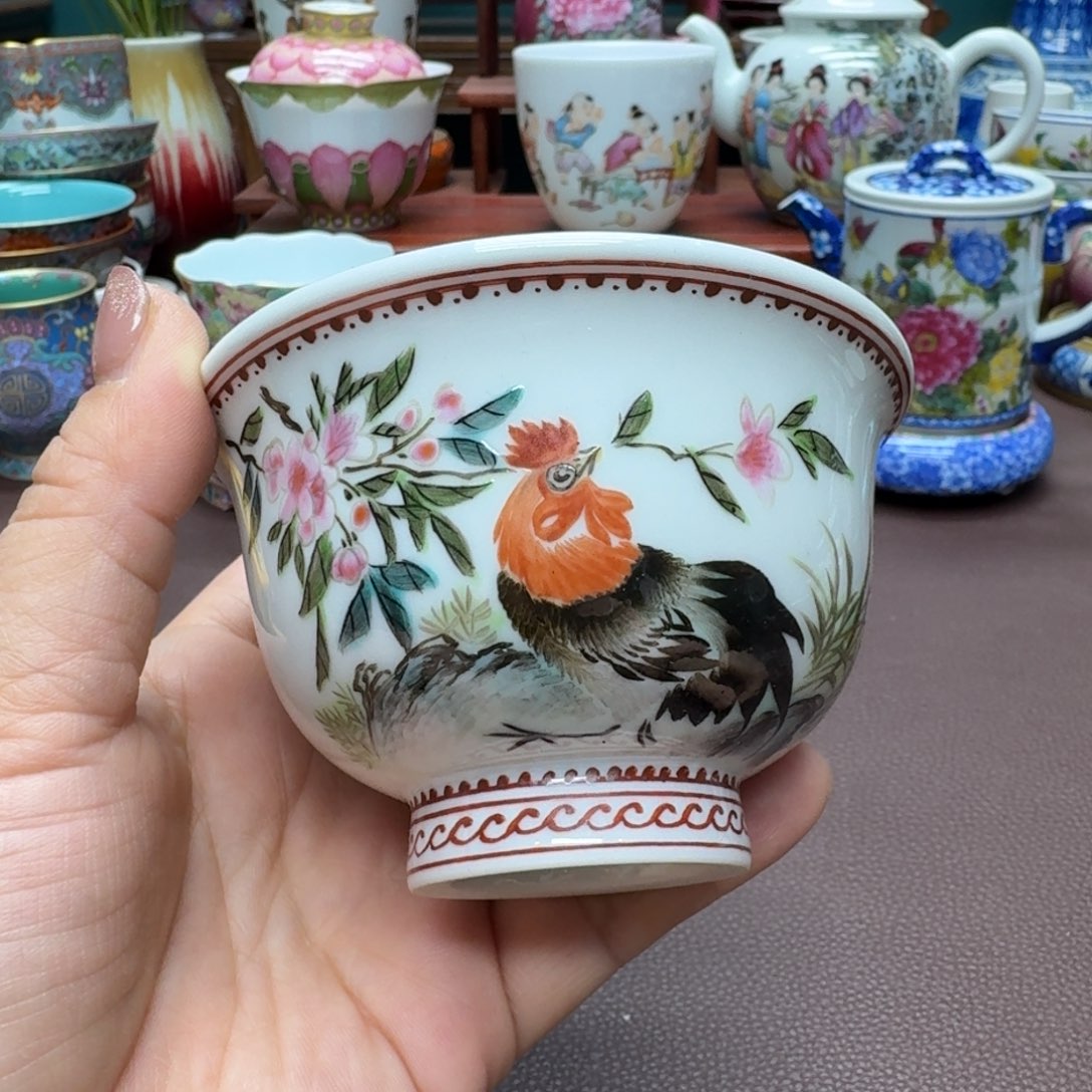 瓷片景德镇仿古手工制作精品展示