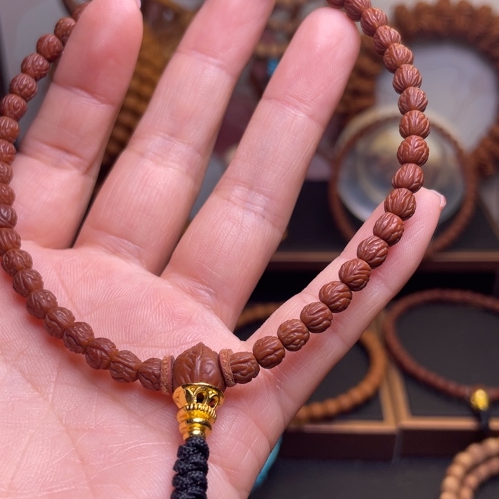 立***早桃核吊坠龙文桃核