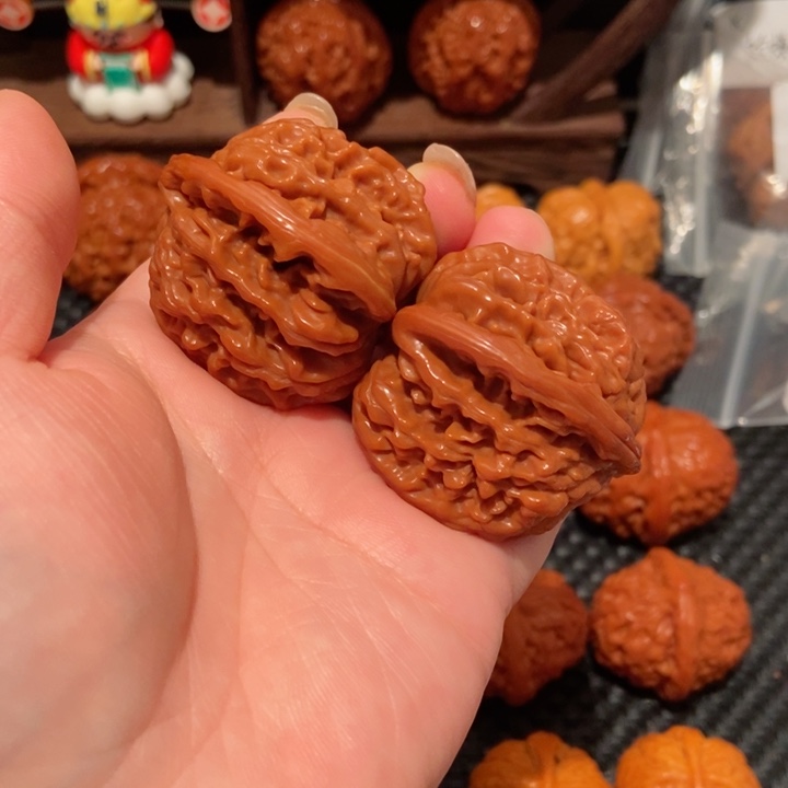 文玩核桃把件L*42.3尺寸四座楼1273