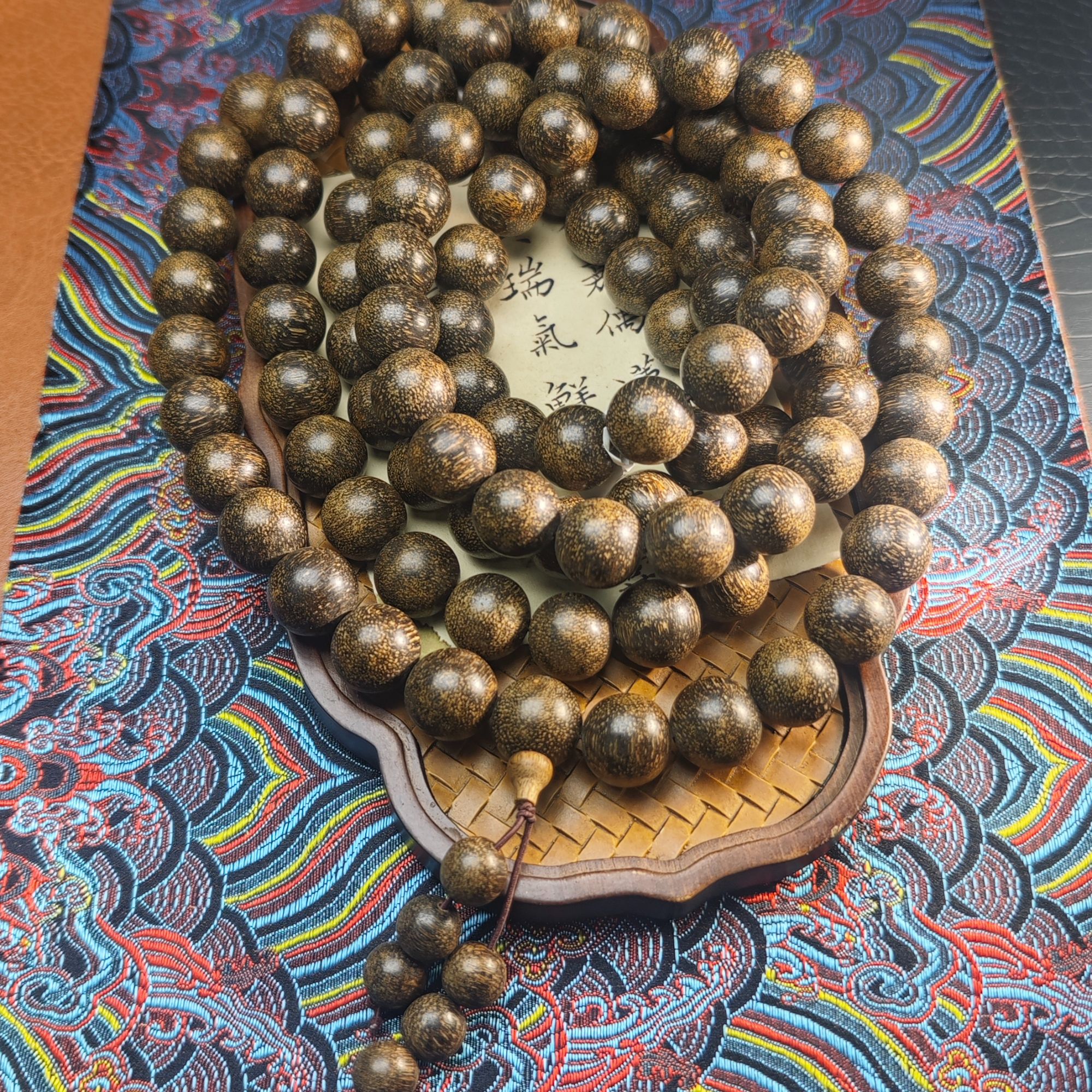 【曹总文玩】沉香木串（多样性发其一)CX780