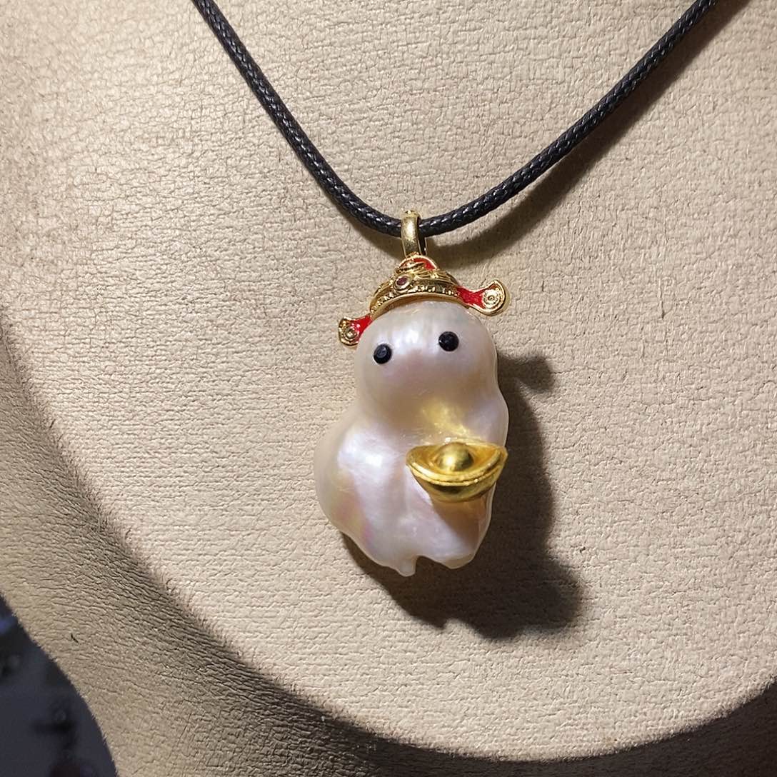 未镶嵌颈饰淡水珍珠