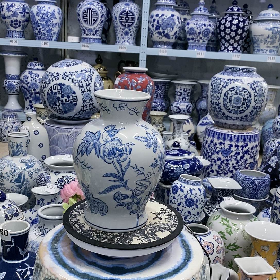 【闪购商品】摆件石榴瓶瓷器摆件…………………………