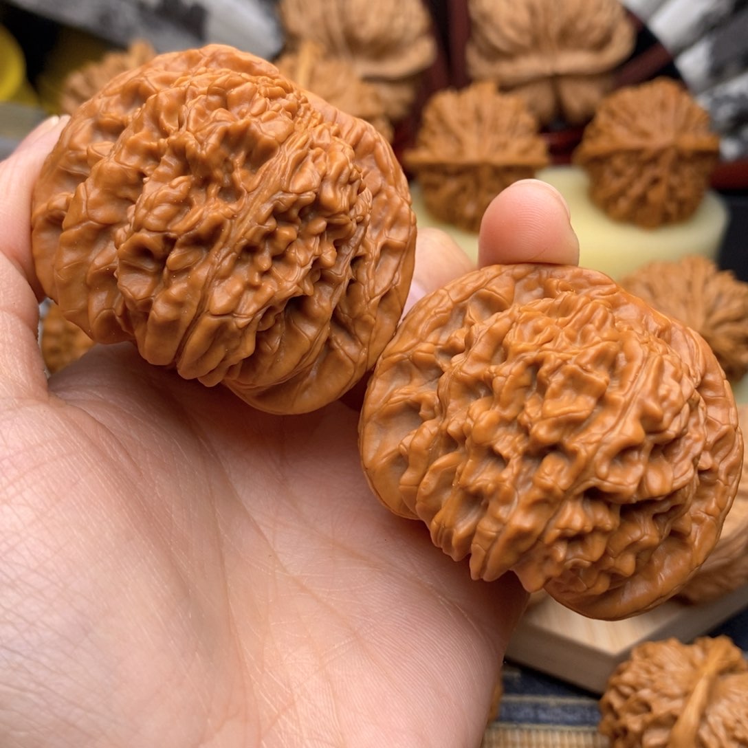 文玩核桃把件384号50棉楼