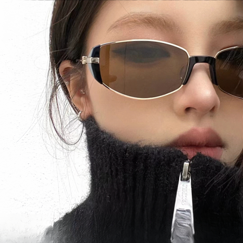 小棕镜复古猫眼墨镜女款2025新款高级感防紫外线偏光太阳眼镜近视