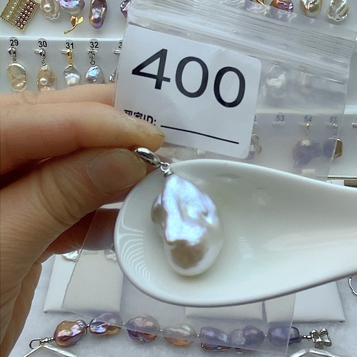 淡水珍珠颈饰银S925镶嵌