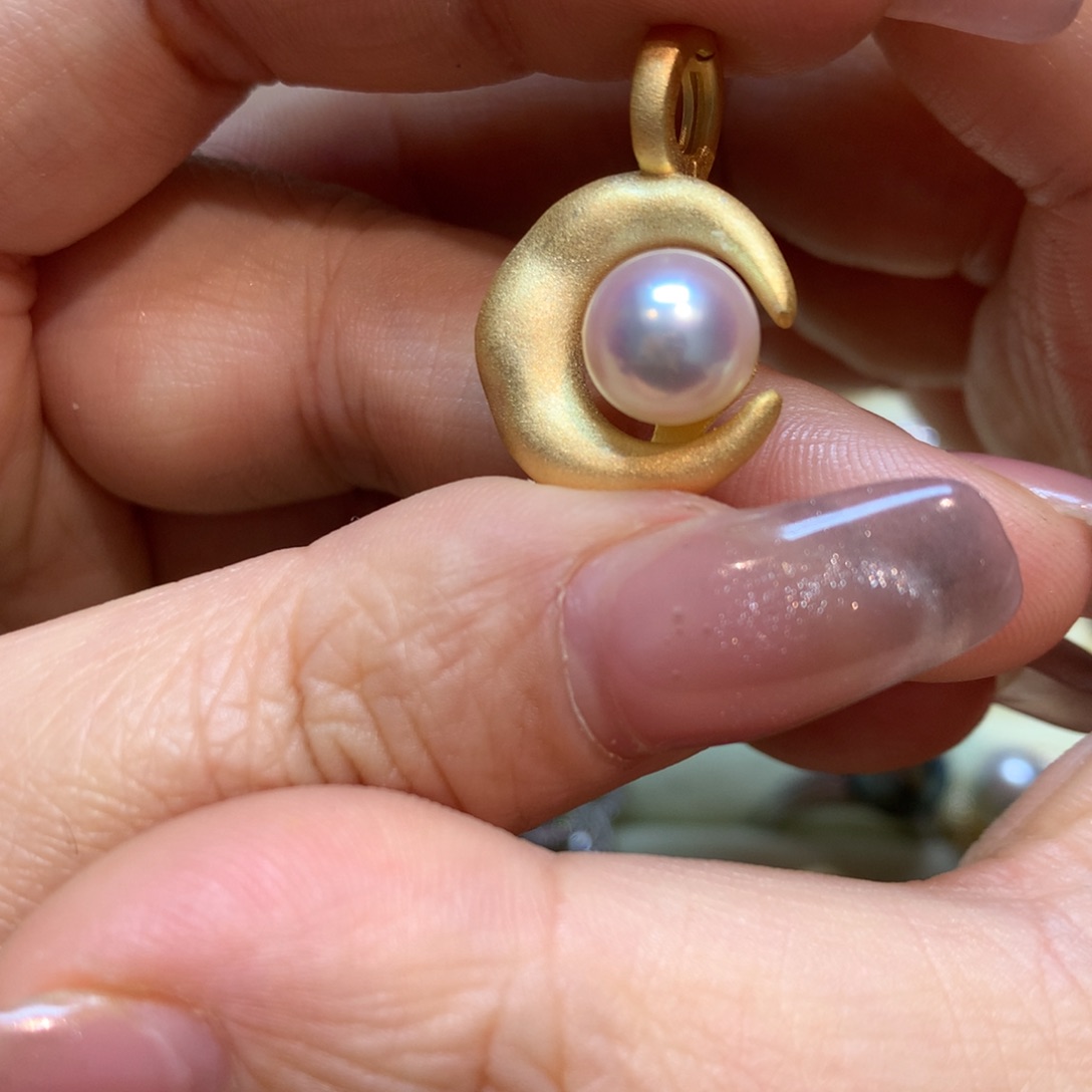 海水珍珠颈饰银S925镶嵌