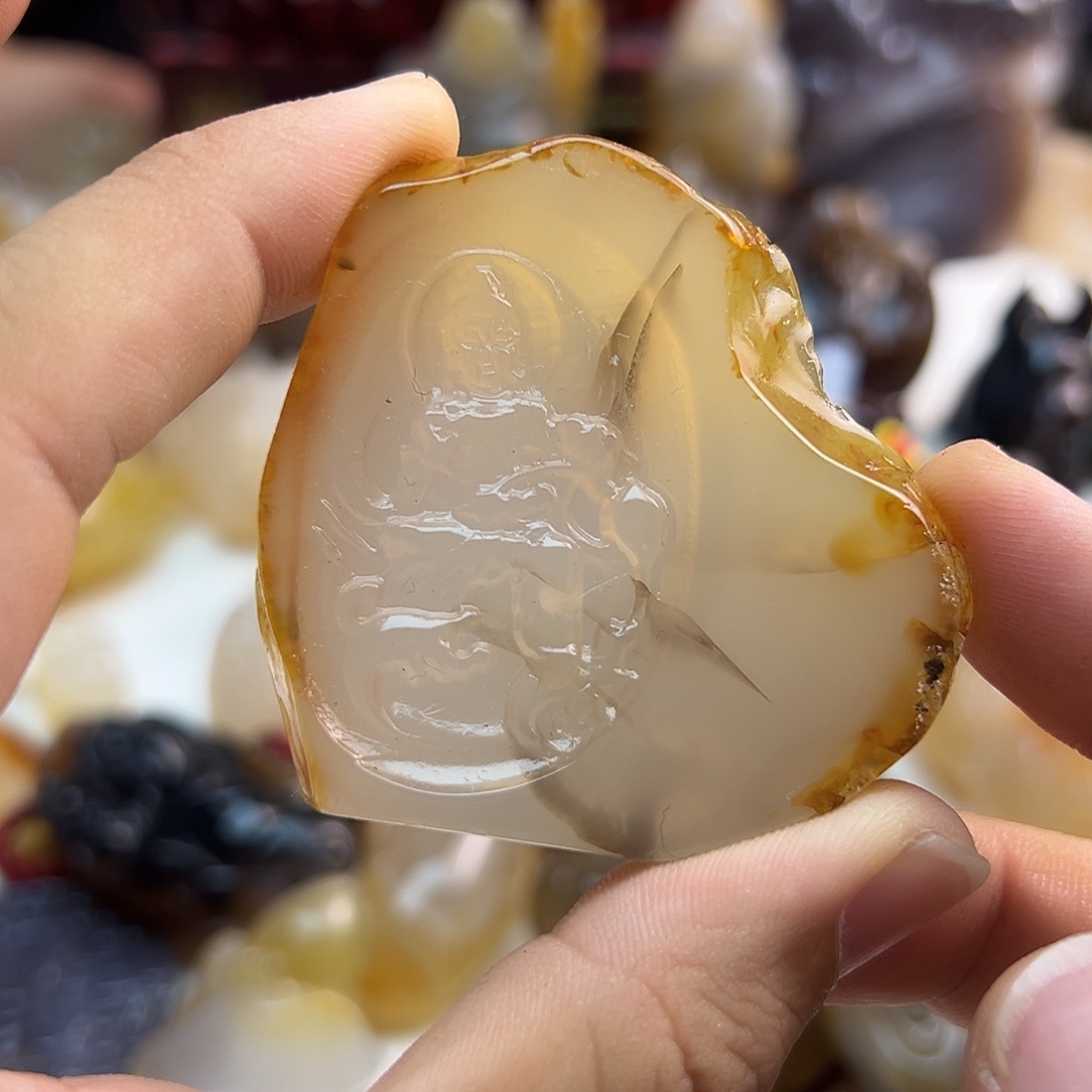 玛瑙/玉髓合金颈饰