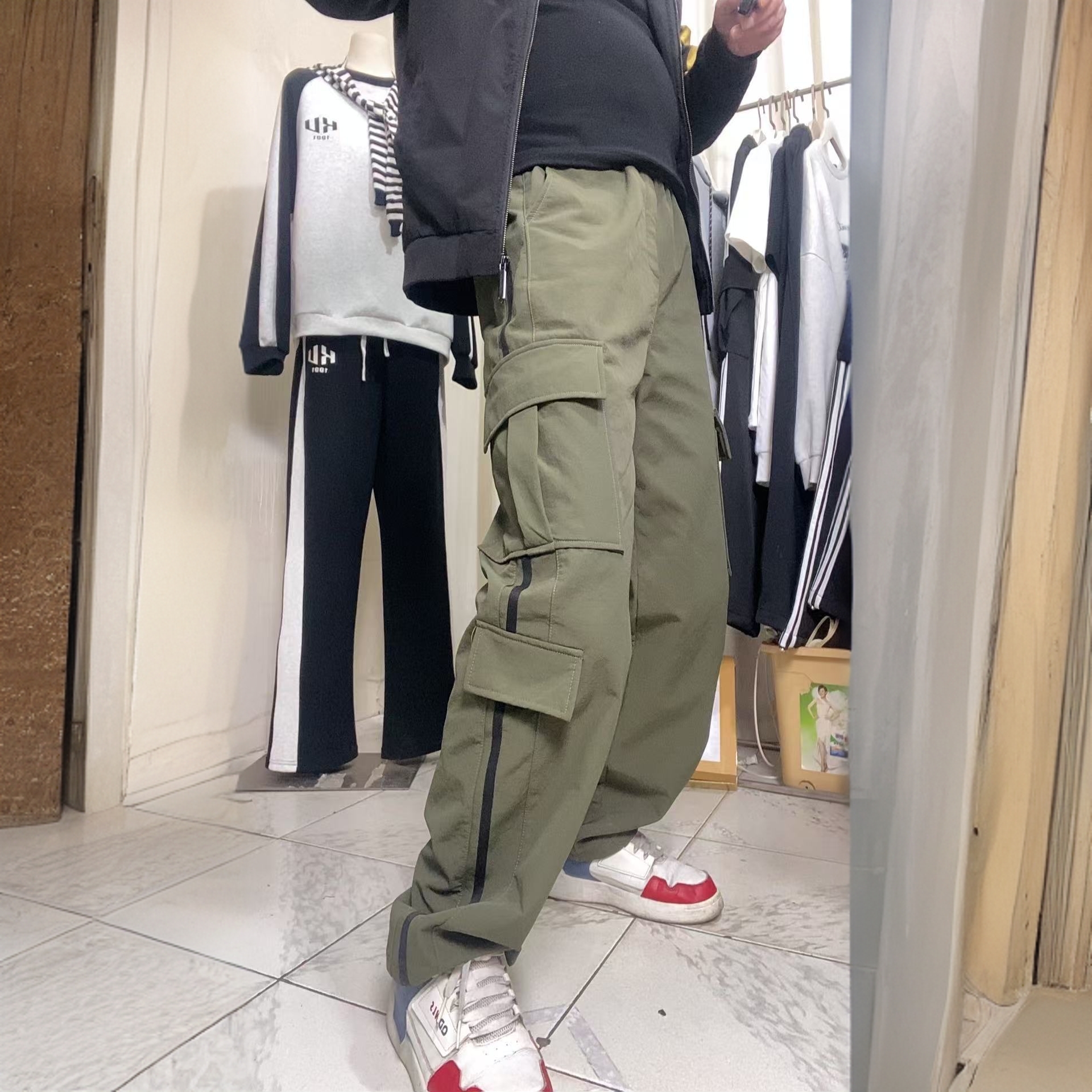 酷酷KUKU2025年秋冬超帅时尚造型防水工装裤，