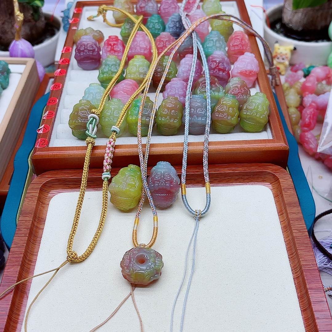 早***！玛瑙/玉髓未镶嵌手链盐源15