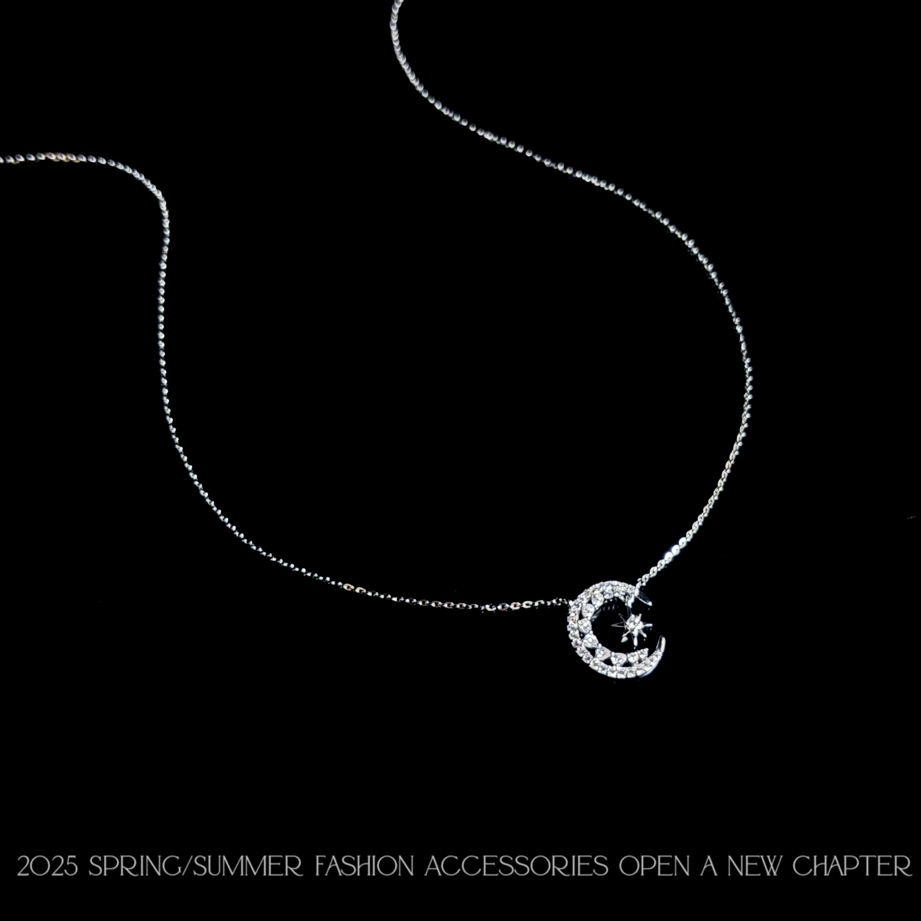 坠链均925银  镀k金 2025款C7231【星月神话】Jeannie zoo 项链