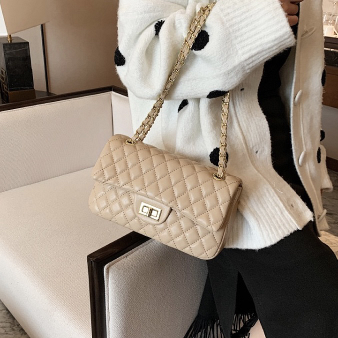 爆款经典菱格包女时尚百搭链条单肩包网红高级感大容量斜挎包女